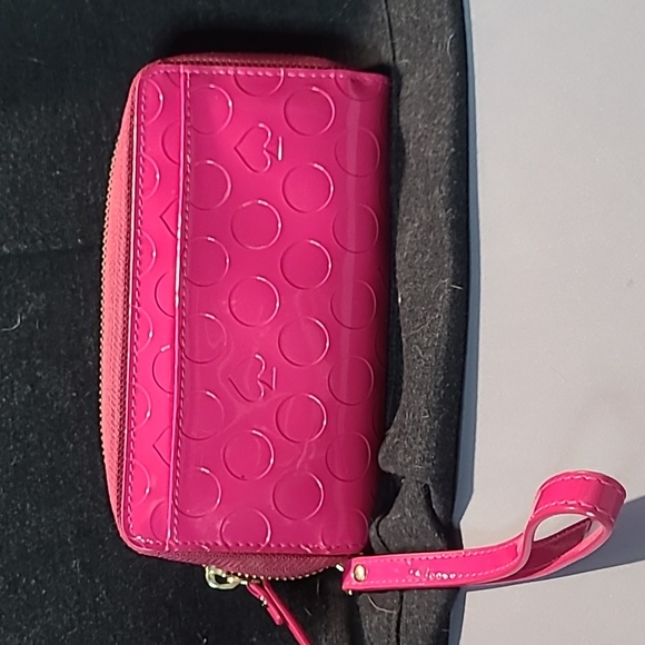 Kate Spade ♠️ pink patent leather Wristlet - Picture 4 of 6